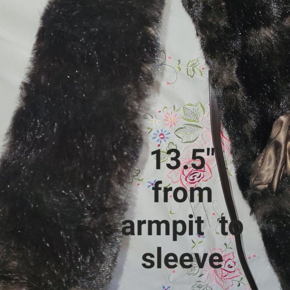 Dark Brown Faux Mink - Picture 4 of 7